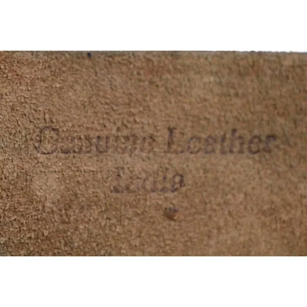 INDIA SADDLE BROWN GENUINE LEATHER 1 1/2
